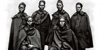 Antique illustration: Senegal soldiers