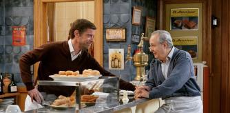 Manu Baqueiro es Marcelino) en 'Amar es para siempre' junto a José Antonio Sayagués, que interpreta a Pelayo, su padre