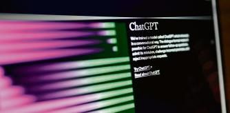 A photo taken on March 31, 2023 in Manta, near Turin, shows a computer screen with the home page of the artificial intelligence OpenAI web site, displaying its chatGPT robot. - Italy's privacy watchdog said on March it had blocked the controversial robot ChatGPT, saying the artificial intelligence app did not respect user data and could not verify users' age. (Photo by Marco BERTORELLO / AFP)