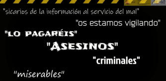 Algunos de los insultos y amenazas recibidos en los últimos días recopilados por la AEMET