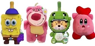 Vapeadores decorados con figuras de dibujos animados