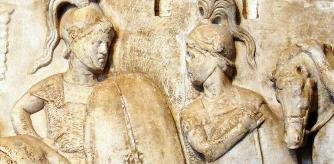 Soldados participantes de la primera guerra púnica, siglo II a. C.