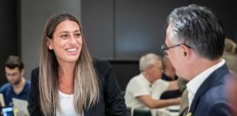 Míriam Nogueras, miércoles en el Hotel Gallery de Barcelona