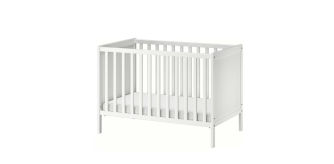 SUNDVIK, cuna en blanco, 60x120 cm