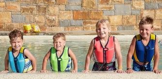 Limmys Chaleco de Natación de Neopreno de la Marca Premium para Niños