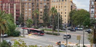 La avenida Pérez Galdós de València.