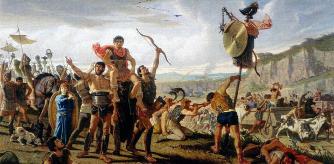 'Mario, vencedor de los cimbrios', Francesco Saverio Altamura, 1863.