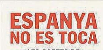 Espanya no es toca