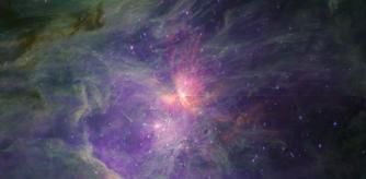 La zona central de la nebulosa de Orión, captada con el instrumento NIRCam de luz infrarroja del Telescopio Espacial James Webb