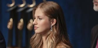 La princesa Leonor durante los Premios Princesa de Asturias en Oviedo