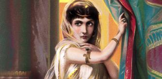 Representación decimonónica de la reina bíblica Jezabel