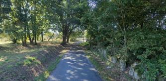 Carretera entre Malburguete y O Torxedo, donde apareció la mujer agredida