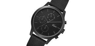 Reloj de cuarzo de hombre Lacoste de color negro