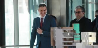 Pedro Sánchez en la inauguración de la casa de arquitectura con la ministra de vivienda Isabel Rodríguez Foto Emilia Gutierrez 18/12/2023
