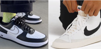 Los modelos Air Force 1'07 y Nike Blaze de Nike.