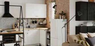 Cocina pequeña de Ikea