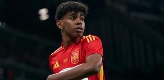 Lamine Yamal con la camiseta de España para la Eurocopa 2024