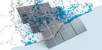 La provincia de Barcelona tiene capacidades para genera el 140% de su consumo eléctrico solo con placas solares, según un estudio de la Diputación
