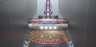 Se puede elegir entre tres niveles de potencia de succión