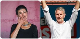 Sahra Wagenknecht y Björn Höcke