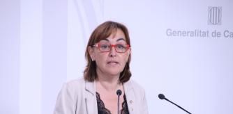 La portaveu del Govern, Sílvia Paneque, durant la roda de premsa després de la reunió del Consell Executiu.