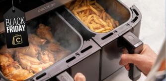 Con la doble cubeta antiadherente podrás cocinar de todo