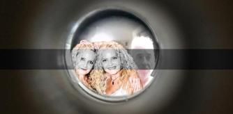 Las hermanas Pili y Loli Vazquez, y el otro acusado, Isaac Gil