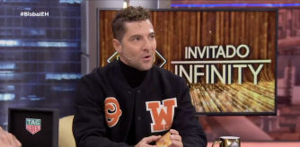 David Bisbal con la ceja izquierda vendada