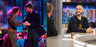 Ana Belén bailó anoche con Broncano en 'La Revuelta' y C. Tangana fue entrevistado en 'El Hormiguero'