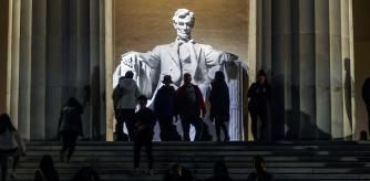 Estatua de Abraham Lincoln en el Lincoln Memorial, Washington D. C.