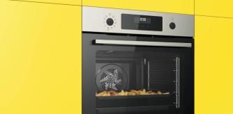Este horno integrado de 57 litros tiene la calidad de una de las marcas de referencia, como Zanussi