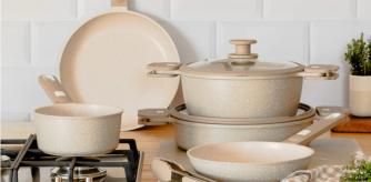 Una batería de cocina de mucha calidad, apta para inducción, y ahora con una gran rebaja