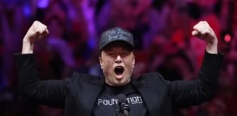 FILE - Elon Musk speaks before Republican presidential nominee former President Donald Trump at a campaign rally at Madison Square Garden, Oct. 27, 2024, in New York. (AP Photo/Evan Vucci, File)