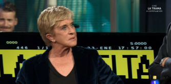 Chelo García-Cortés hizo una aparición fugaz en ‘La Revuelta’