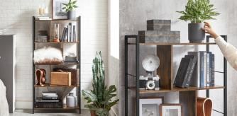 Una estantería coqueta y robusta