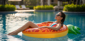 El complemento más ideal para relajarte tomando el sol en la piscina estas vacaciones.