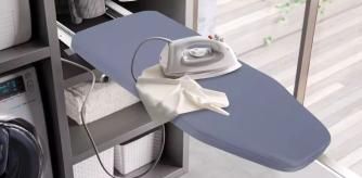 Tabla de planchar con soporte para la pared