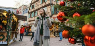 Una viajera alucina en un mercadillo navideño en diciembre