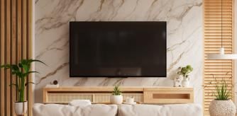 Salón con televisor