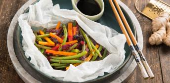Papillote de verduras