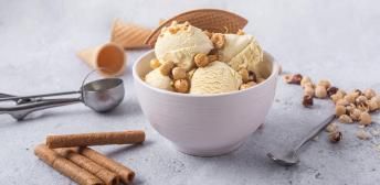 Helado de avellanas