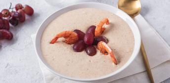 Ajoblanco con gambas