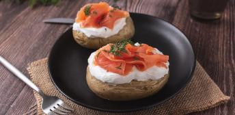 Patatas a la escandinava al microondas