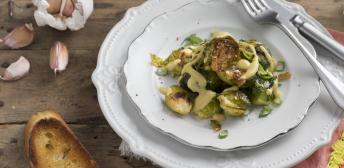 Coles de Bruselas salteadas