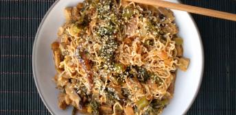 Noodles con verduras