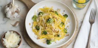 Tallarines con brocoli