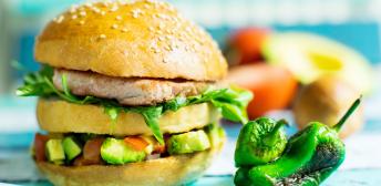 Hamburguesa de atún