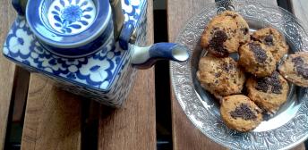 Galletas de avena, avellana y dátiles