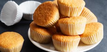 Magdalenas hechas en el microondas