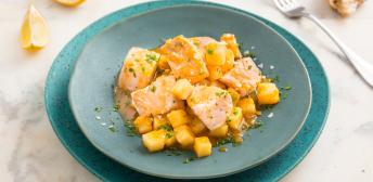 Guiso de salmón con patatas